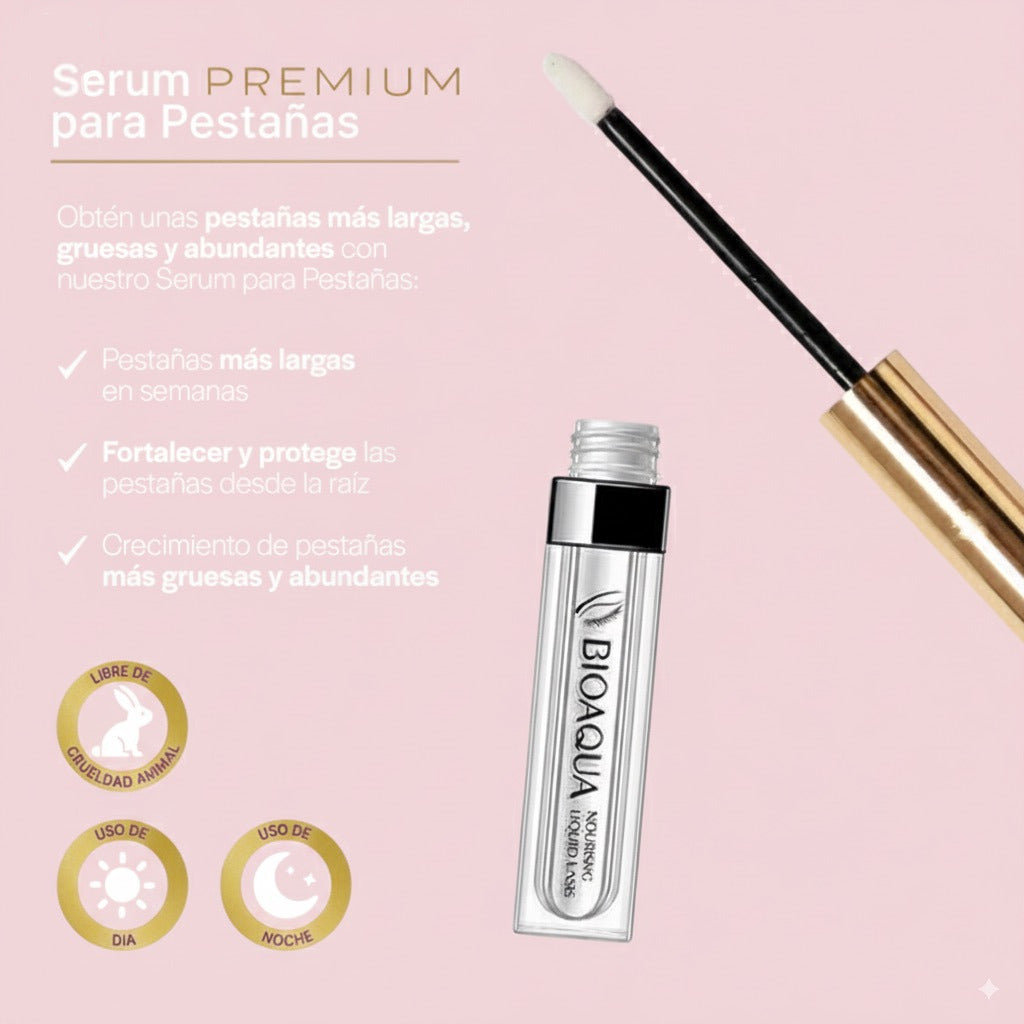 BIOAQUA – Sérum de Pestañas de Ensueño al Instante🌟