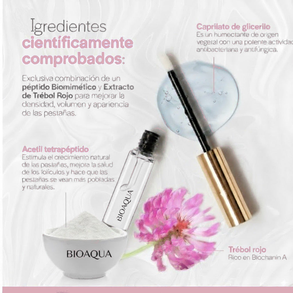 BIOAQUA – Sérum de Pestañas de Ensueño al Instante🌟
